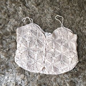 Crochet crop top